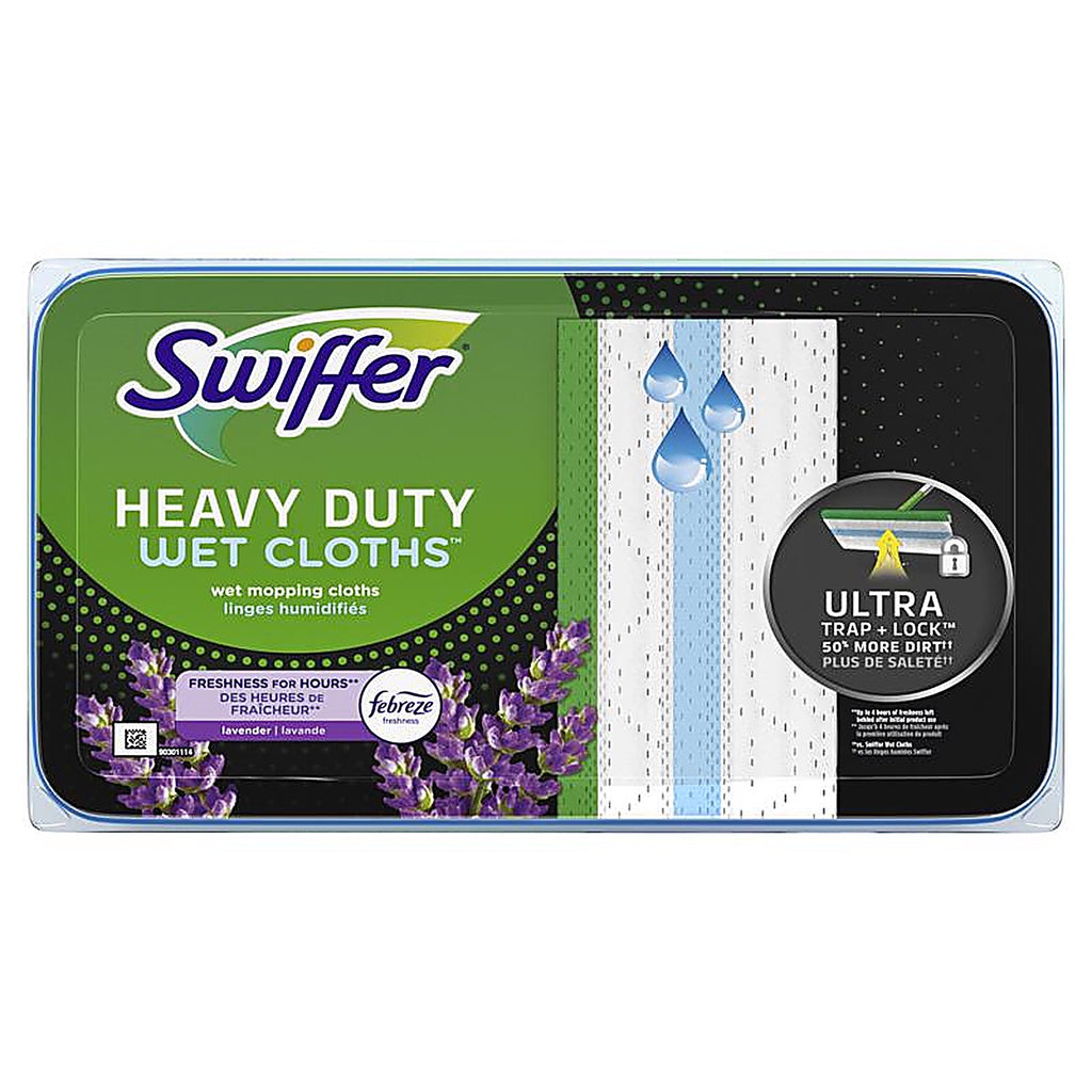 Swiffer 76473 10 in. W x 8 in. L Wet Cloth Mop Pad 20/Pack