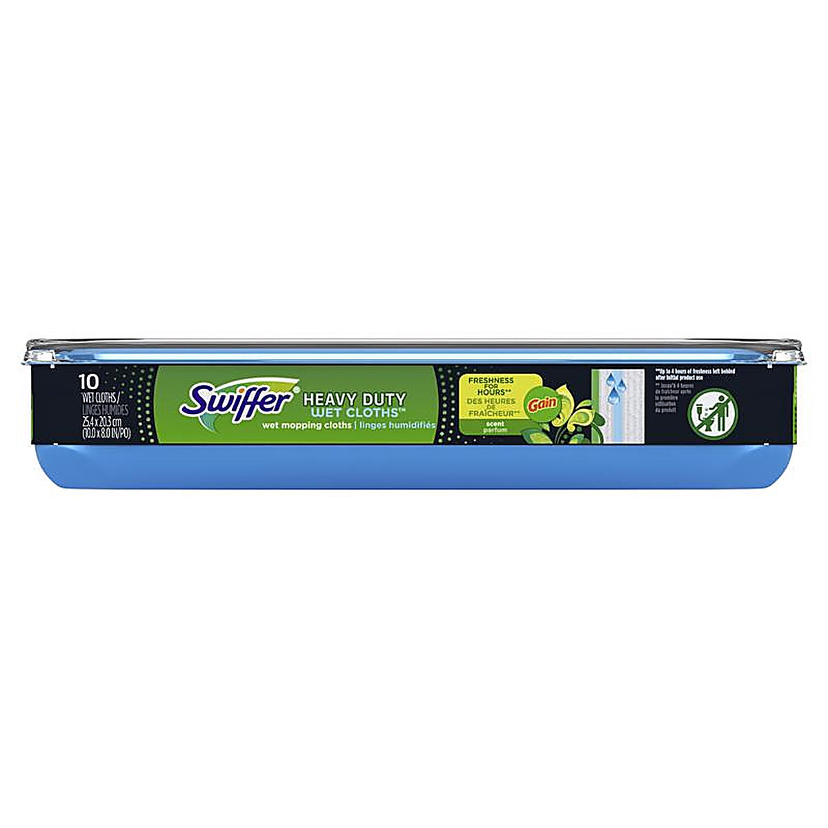 Swiffer 76471 10 in. W x 8 in. L Wet Cloth Mop Pad 10/Pack