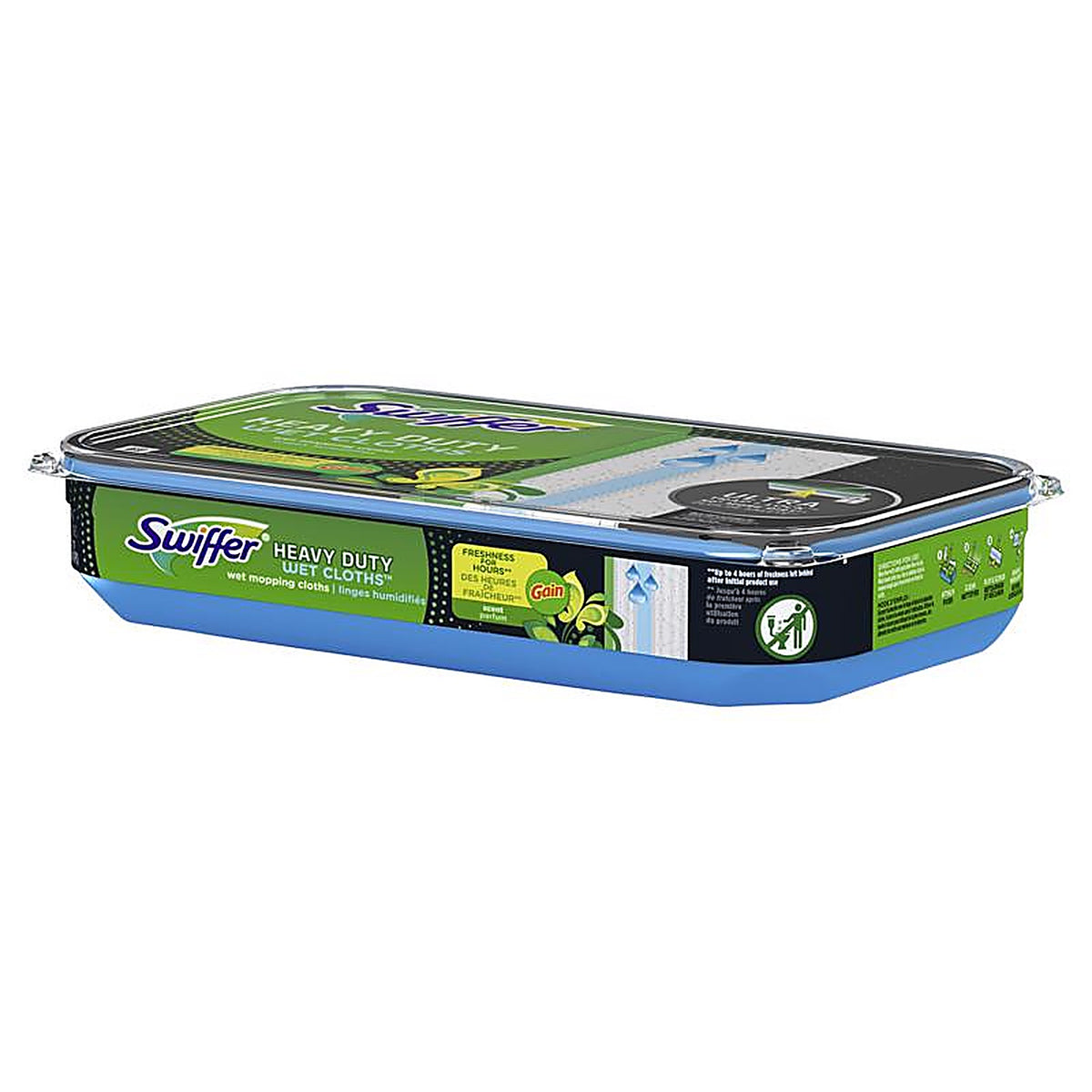 Swiffer 76471 10 in. W x 8 in. L Wet Cloth Mop Pad 10/Pack