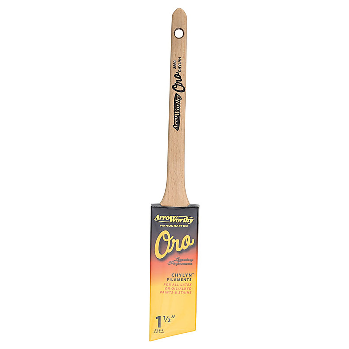 Arroworthy 3860 1.5 Oro 1.5 in. W Angle Paint Brush