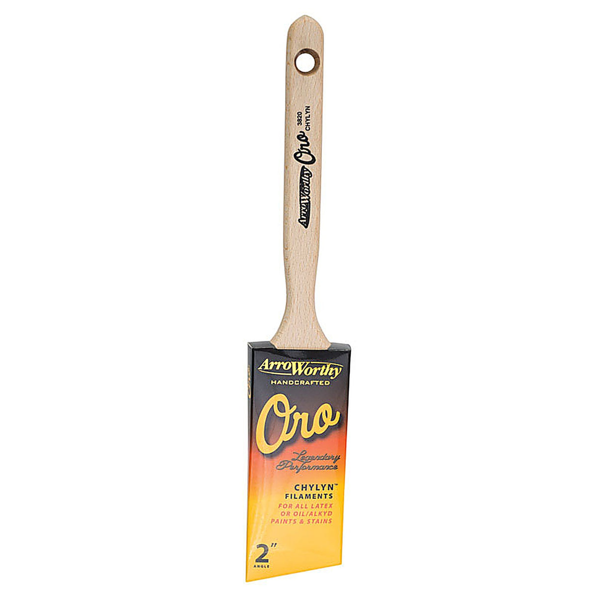 Arroworthy 3820 2 Oro 2 in. W Angle Paint Brush
