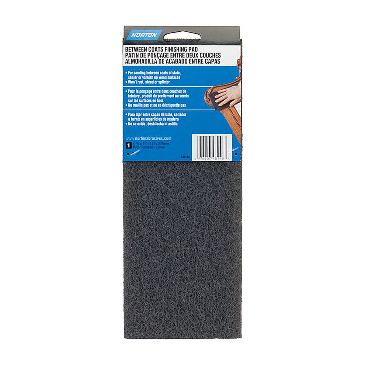 Norton 7660748146 000 Grade Micro Fine Finishing Pad 1/Pack