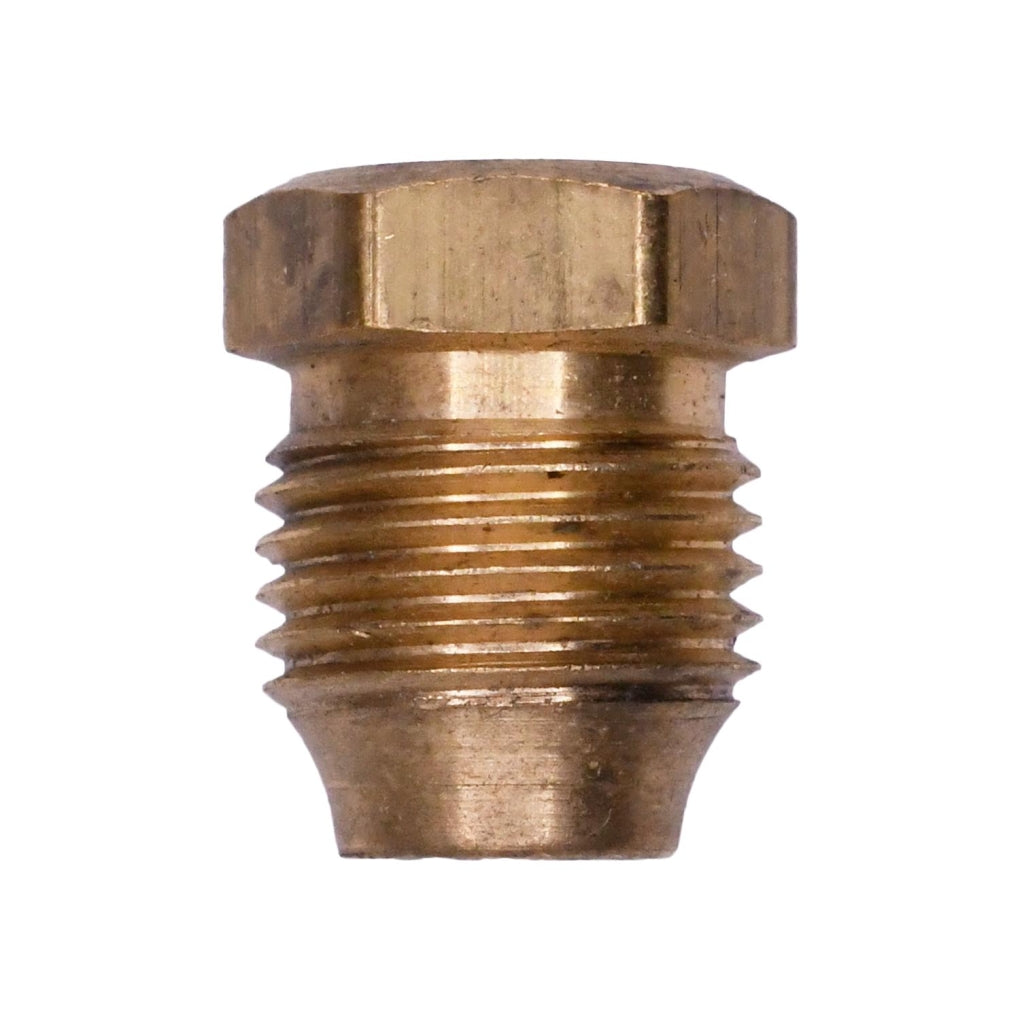 Auveco 194 Brass Threaded Sleeve Double Compression Nut 1/4" Tube Size