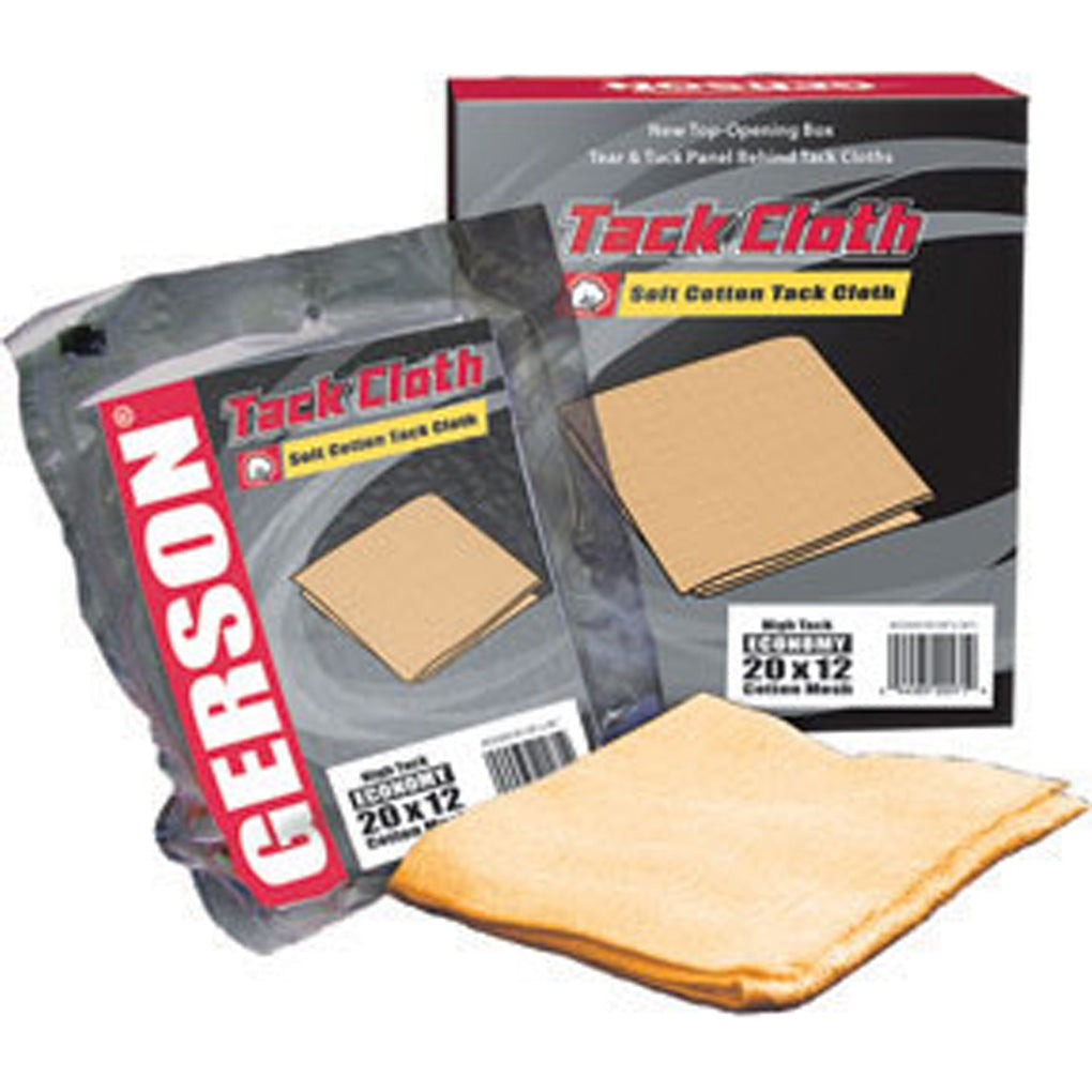 Gerson 020001R Tack Cloth- Light Tack, Economy, 20X12 Mesh, Orange Cotton, 1/pk