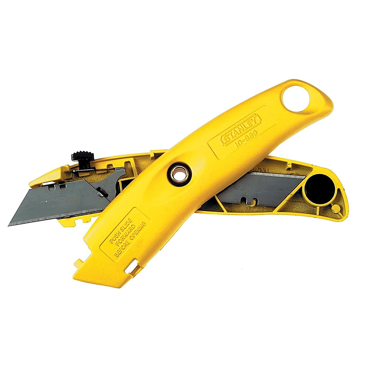 Stanley 10-989 Swivel-Lock Retractable Utility Knife Yellow 1/Pack