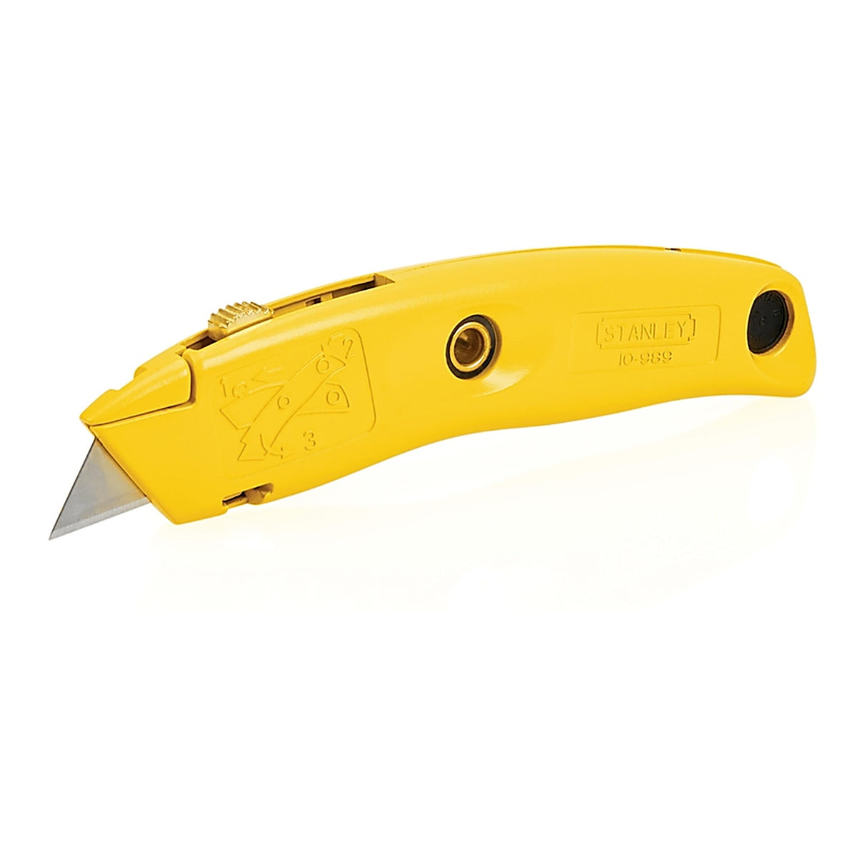 Stanley 10-989 Swivel-Lock Retractable Utility Knife Yellow 1/Pack