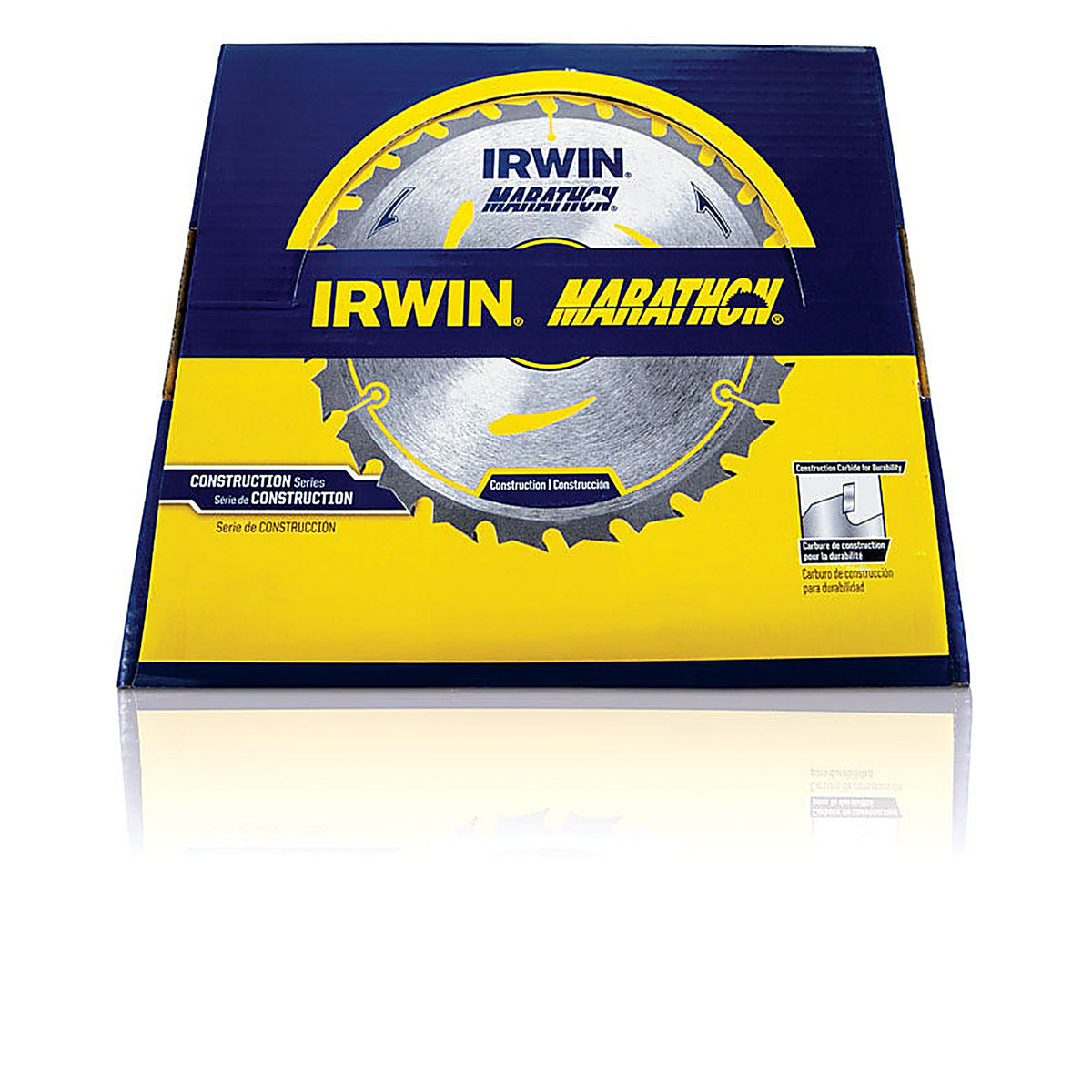 Irwin 24030 Marathon 7-1/4 in. Dia. x 5/8 in. Carbide Circular Saw Blade 24 teeth 1/Pack