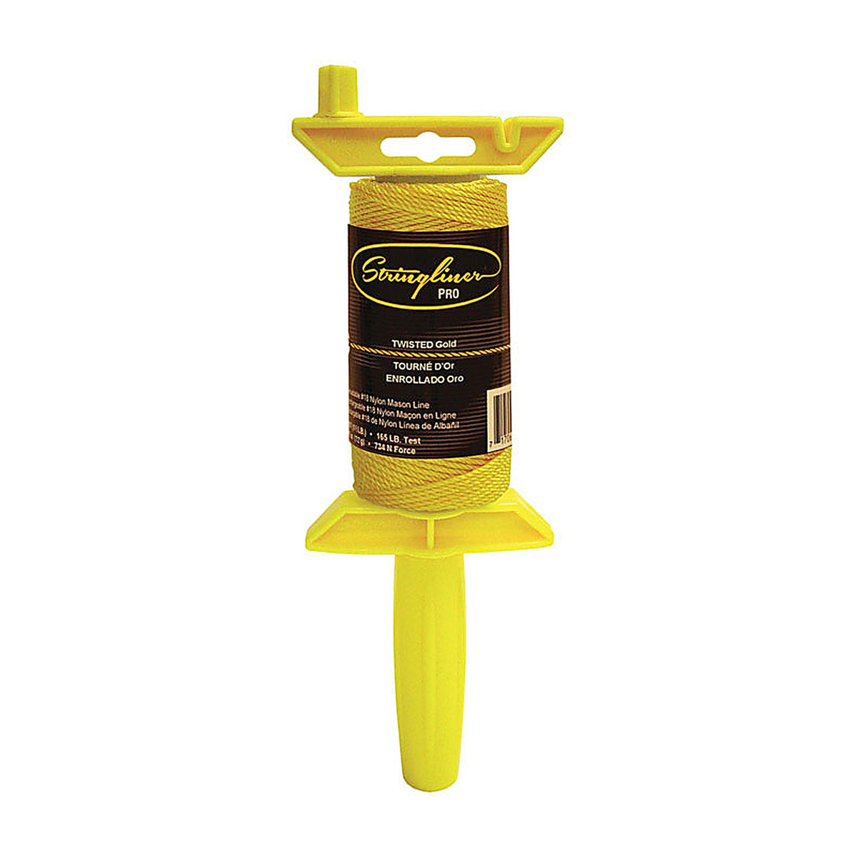 US Tape 25000 Stringliner Pro Gold Twisted Chalk Line Reel 135 ft.