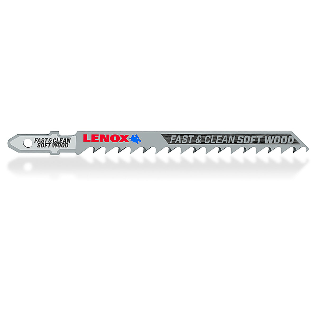 Lenox 1990847 4 in. Metal T-Shank Clean Soft Wood Jig Saw Blade 6 TPI 3/Pack