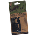 Trixie and Milo TOOL-SURVL Survival Wallet Multi-Tool Black 1/pc.