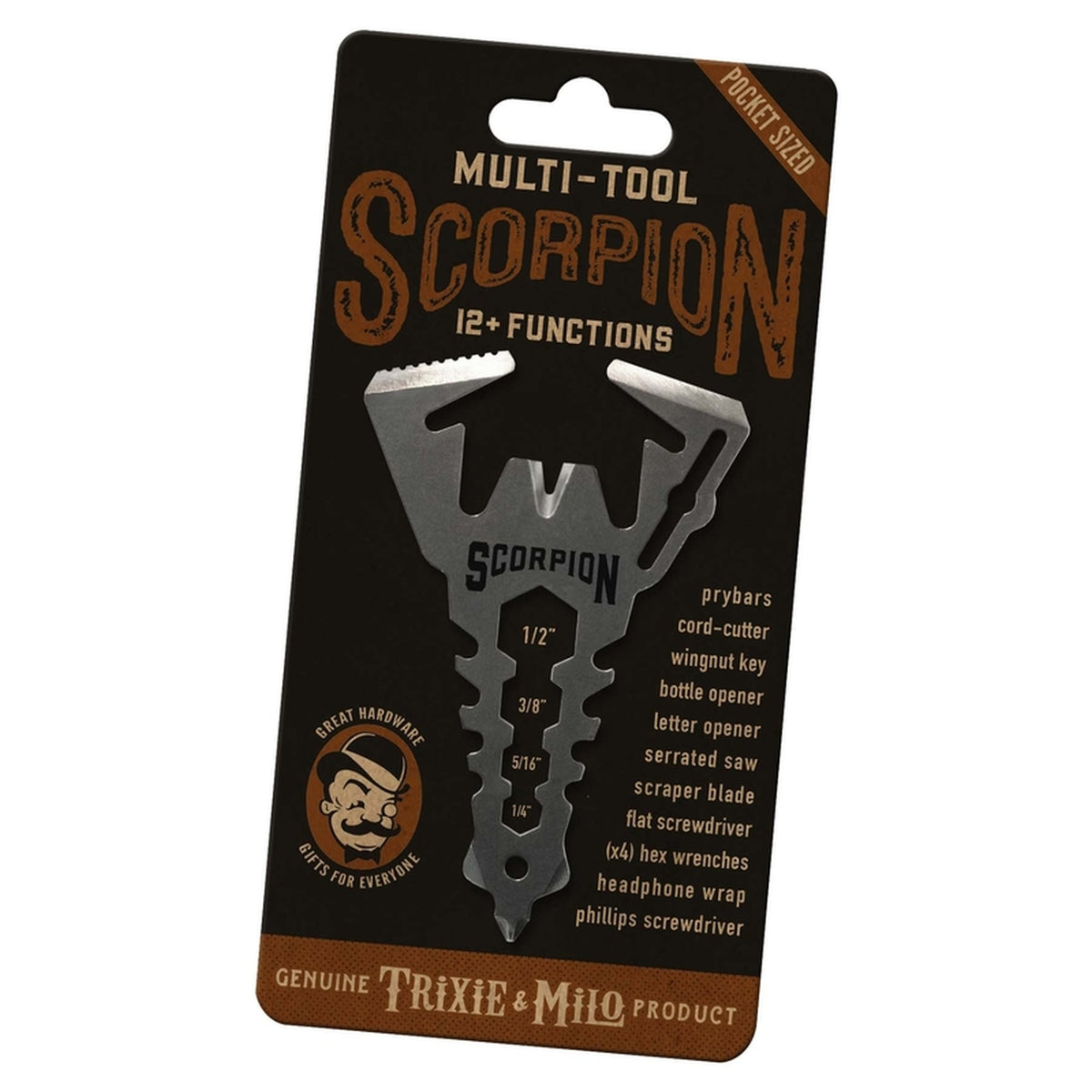 Trixie and Milo TOOL-SCORP Scorpion Multi-Tool Silver 1/Pack