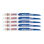 Lenox 20582956R 9 in. Bi-Metal Reciprocating Saw Blade 6 TPI 5/Pack