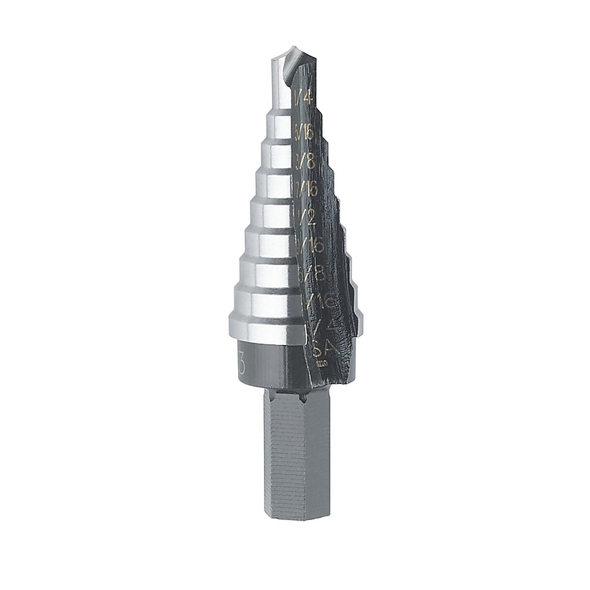 Irwin 10233 Unibit 1/4 to 3/4 in. x 6 in. L High Speed Steel Step Drill Bit 1/pc.