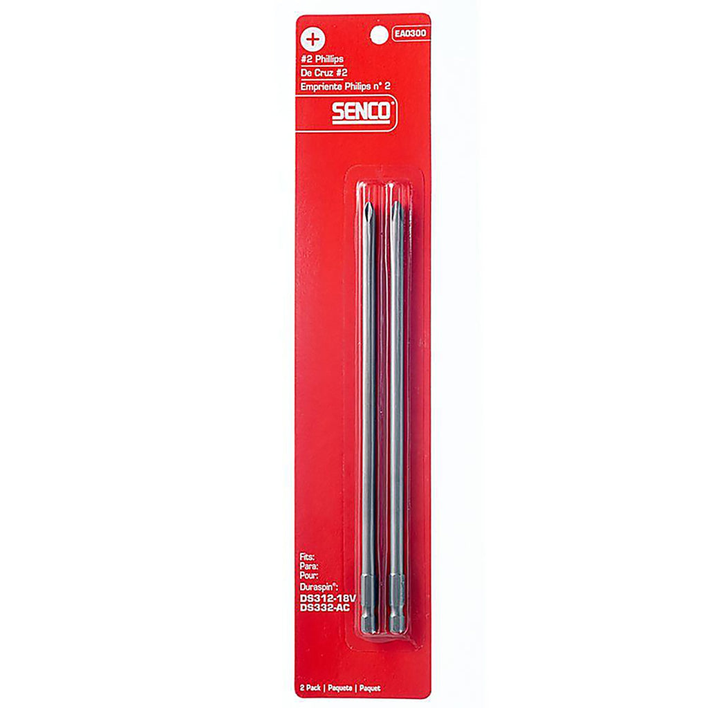 Senco EA0300 DuraSpin Phillips #2 x 7-1/2 in. L Replacement Bit Steel 2/Pack