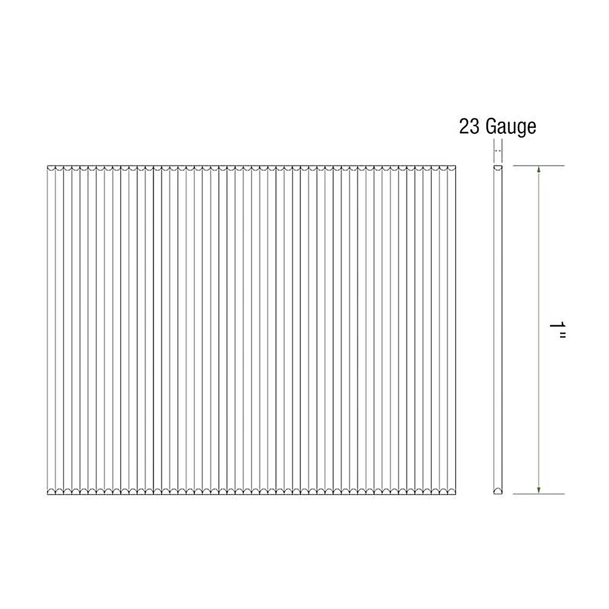 Grip-Rite GR1PIN 1 in. 23 Ga. Straight Strip Micro Pins 3000/Pack