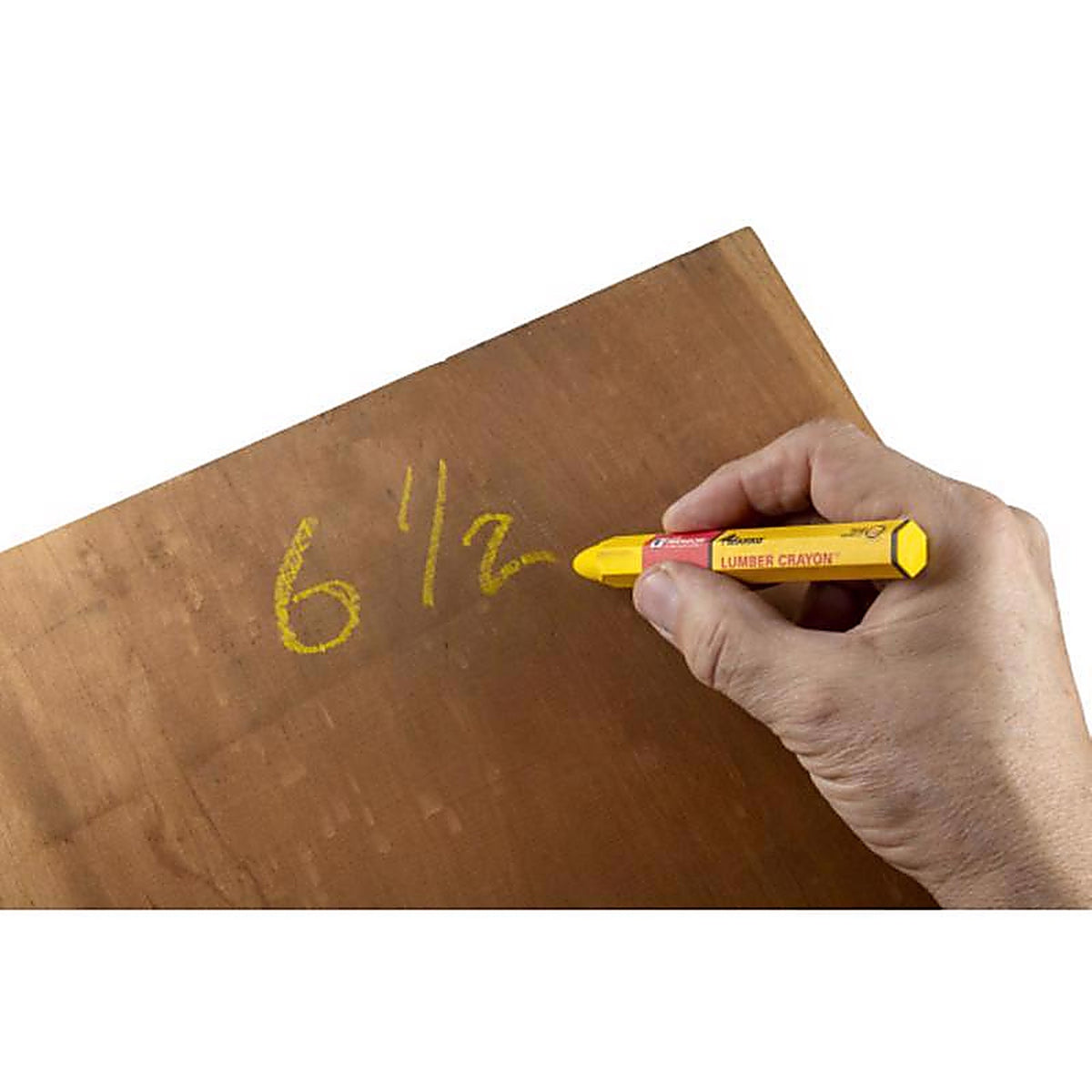 C.H. Hanson 10475 4-1/4 in. L Lumber Crayon Set Red/Yellow 2/pc.