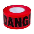 C.H. Hanson 19005 1000 ft. L x 3 in. W Plastic Danger Barricade Tape Red