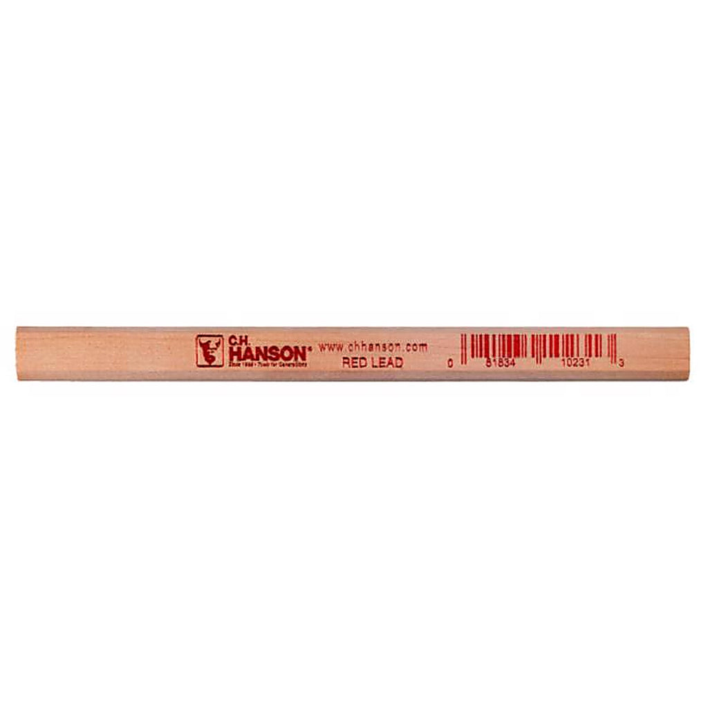 C.H. Hanson 10231 7 in. L Red Lead Carpenter Pencil 1/pc.