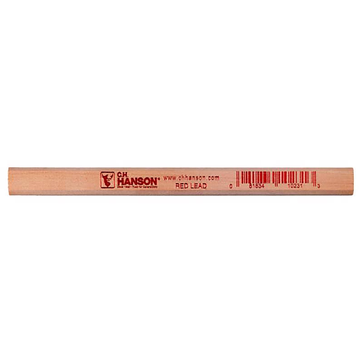 C.H. Hanson 10231 7 in. L Red Lead Carpenter Pencil 1/pc.