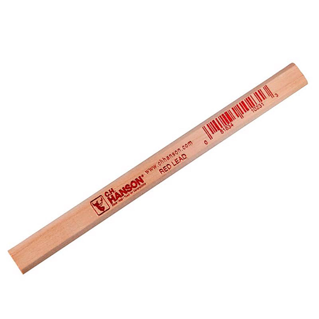 C.H. Hanson 10231 7 in. L Red Lead Carpenter Pencil 1/pc.