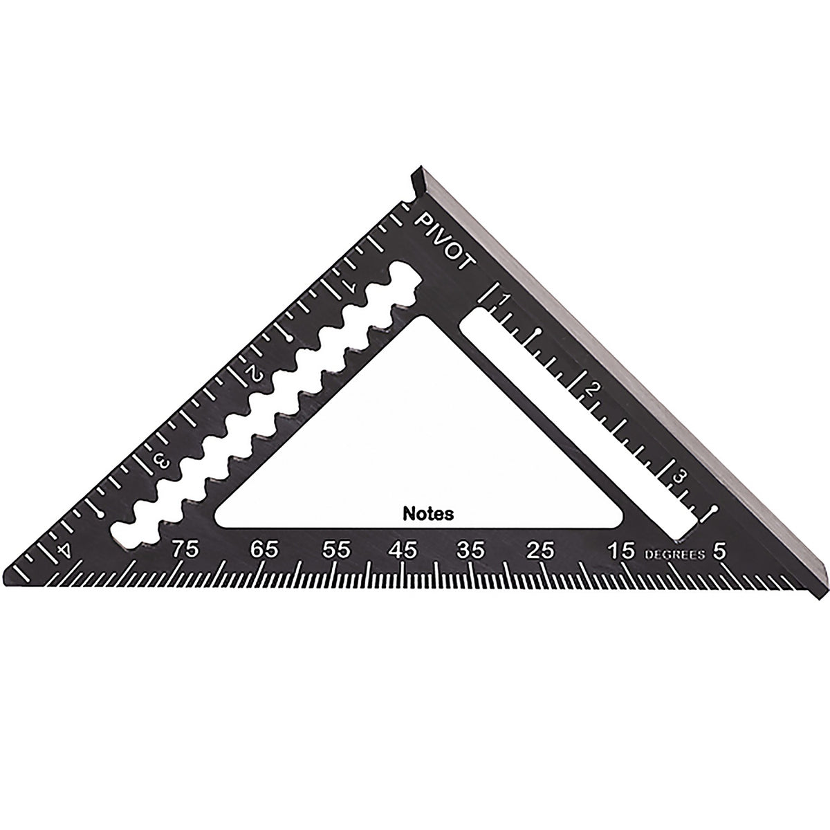 Johnson 1904-0450 Johnny Square 4-1/2 in. L Aluminum Professional Easy-Read Finish Square