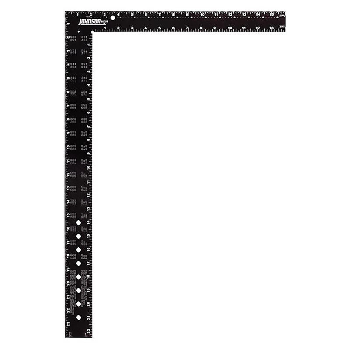 Johnson CS7 16 in. L x 24 in. H Aluminum Framing Square