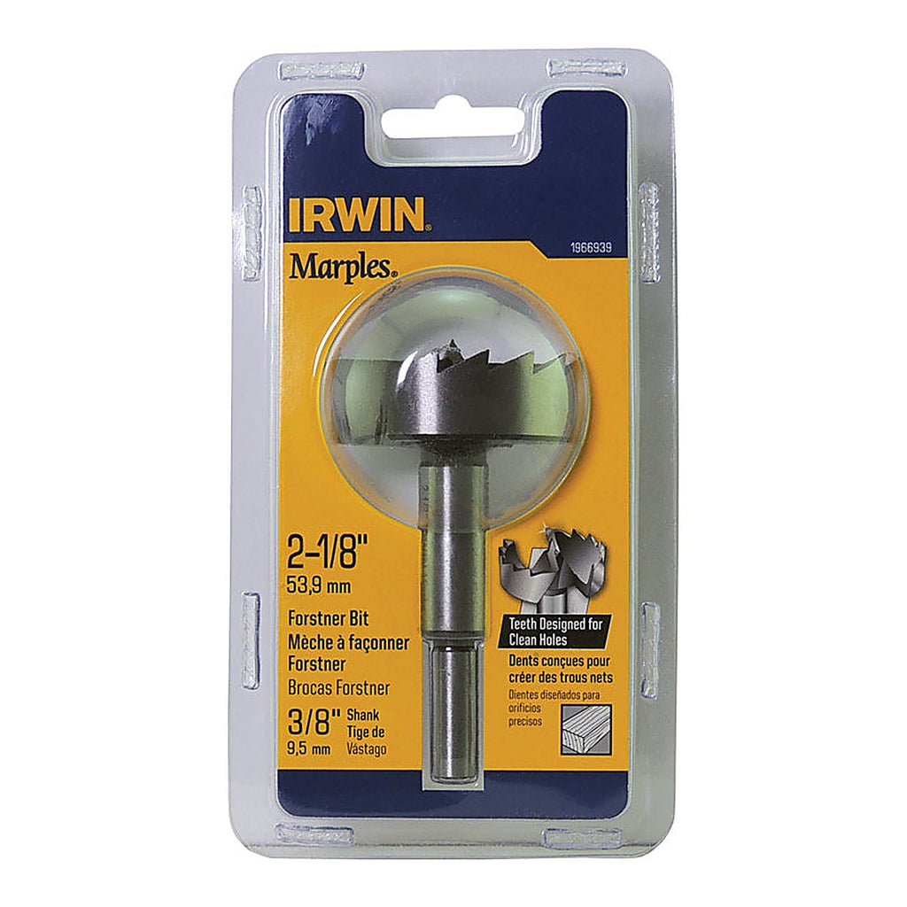 Irwin 1966939 Marples 2-1/8 in. x 4 in. L Carbon Steel Forstner Drill Bit 1/pc.