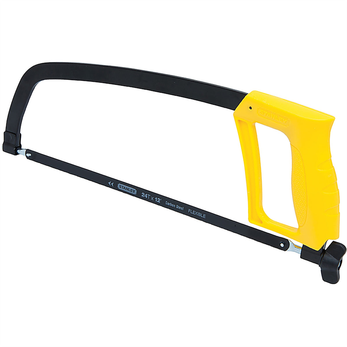 Stanley STHT20138 12 in. Carbon Steel Hacksaw Black/Yellow 1/pc.