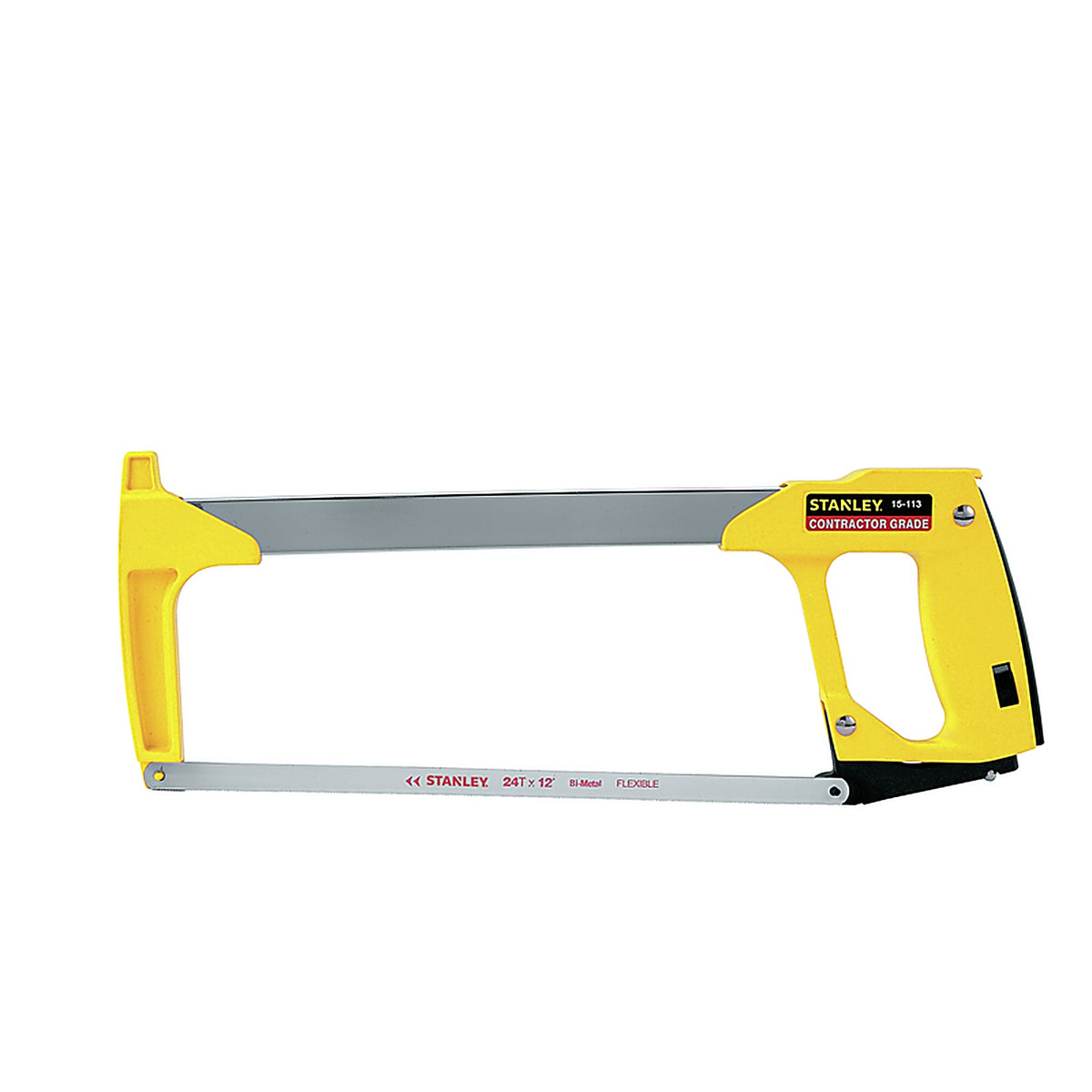 Stanley 15-113 12 in. Bi-Metal Hacksaw Gray/Yellow 1/pc.