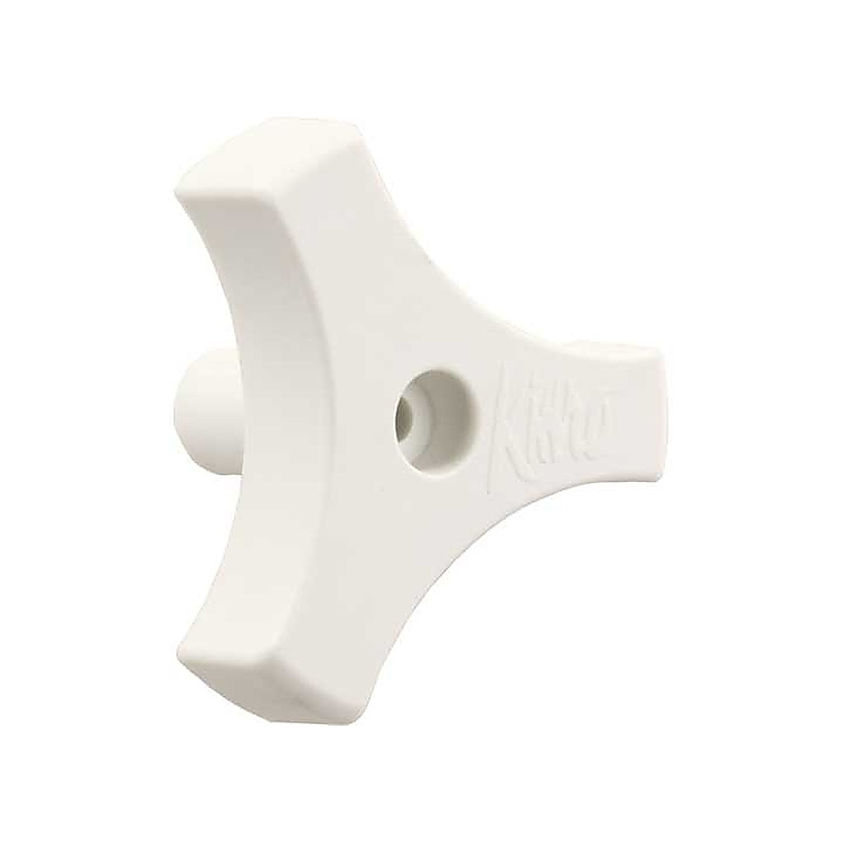 JR Products - 20165 - 9/16in Tri-Lug Window Knob, White
