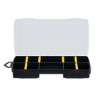 Stanley STST14109 8.25 in. Organizer with Clear Lid Black/Yellow