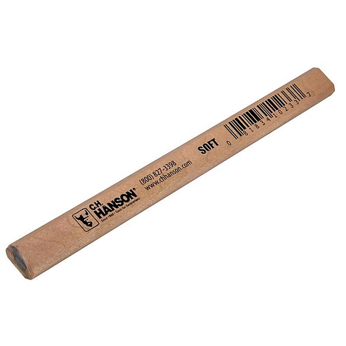 C.H. Hanson 10233 7 in. L x 0.5 in. W Carpenter Pencil Beige Wood 1/pc.
