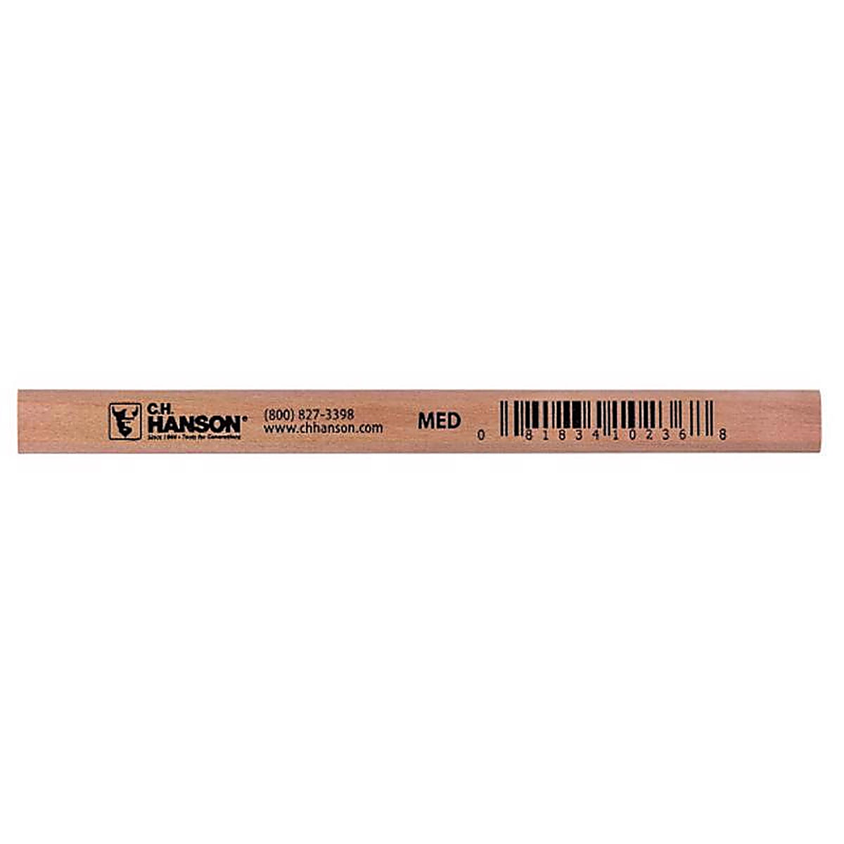 C.H. Hanson 10236 7 in. L x 0.5 in. W Carpenter Pencil Beige Wood 1/pc.