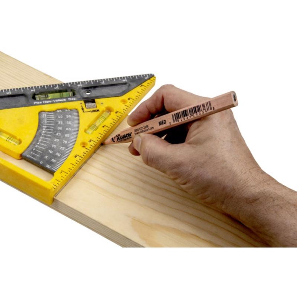 C.H. Hanson 10236 7 in. L x 0.5 in. W Carpenter Pencil Beige Wood 1/pc.