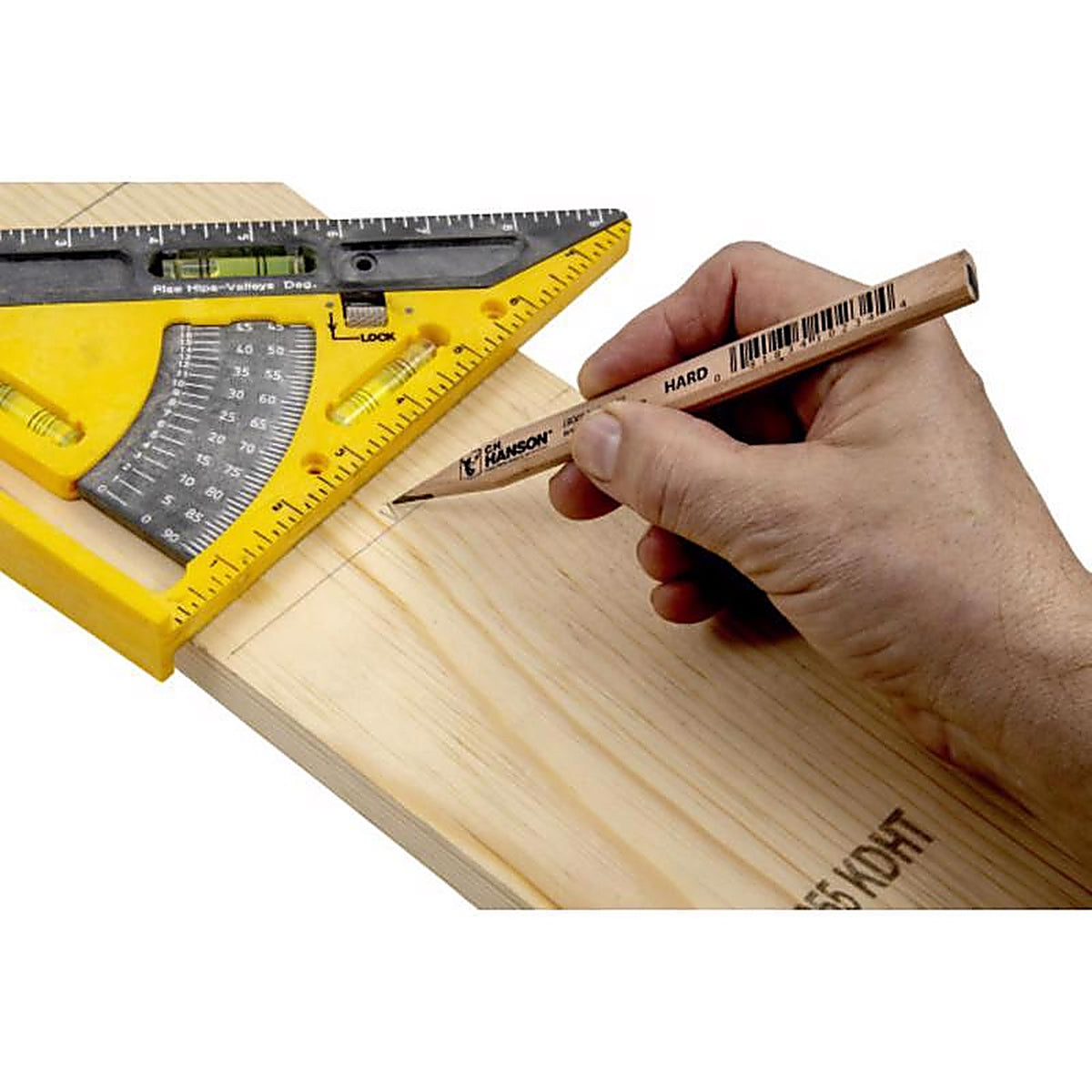 C.H. Hanson 10234 7 in. L x 0.5 in. W Carpenter Pencil Beige Wood 1/pc.