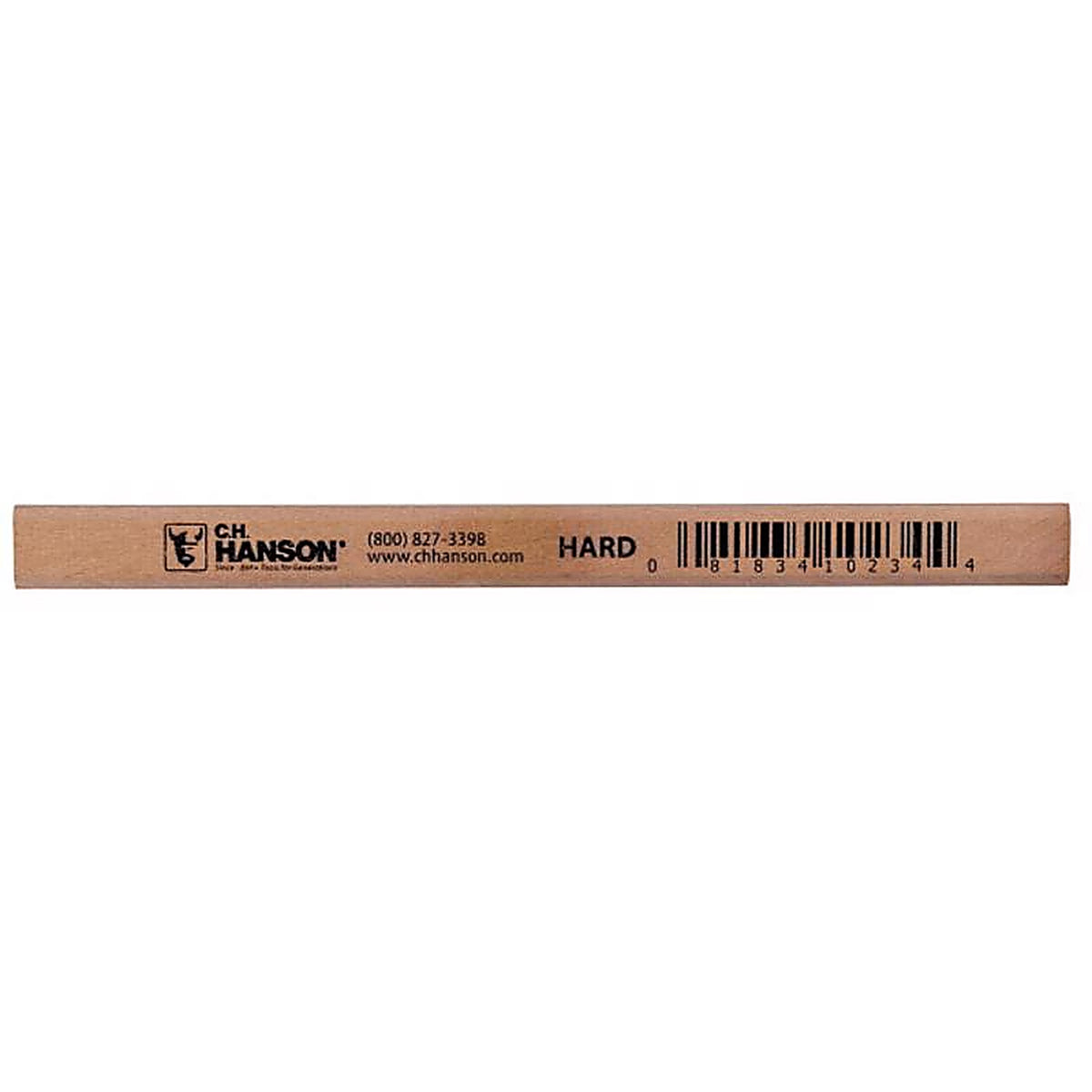 C.H. Hanson 10234 7 in. L x 0.5 in. W Carpenter Pencil Beige Wood 1/pc.
