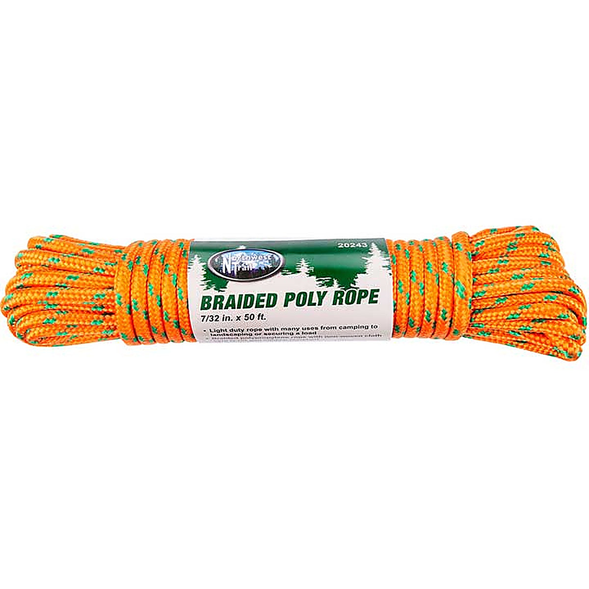 Performance Tool - 20243 - 50ft X 7/32in Braided Poly Rope