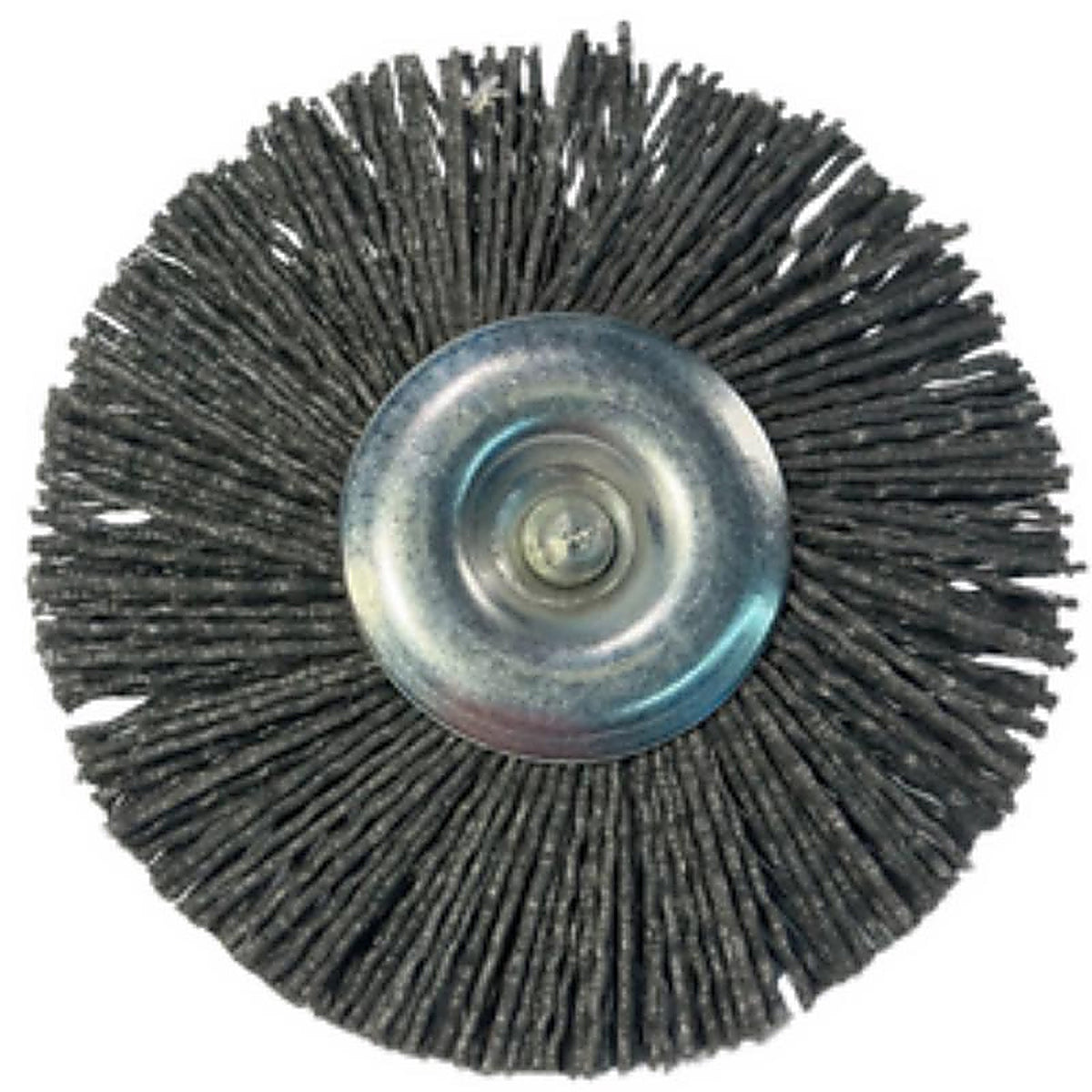 Dico 541-772-4 4 in. Coarse Crimped Mandrel Mounted Wheel Brush Nylon 2500 rpm 1/pc.