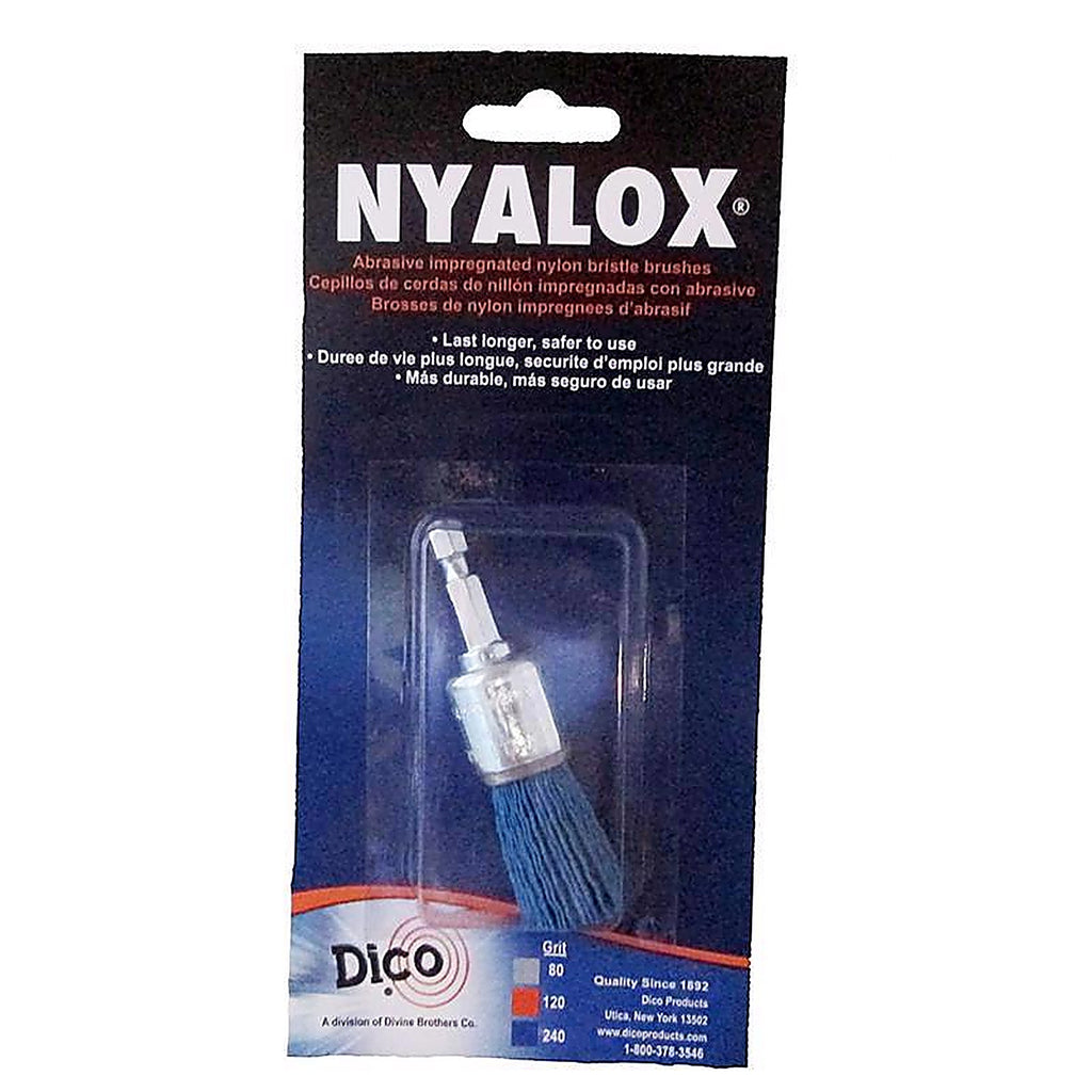 Dico 541-787-3/4 3/4 in. Fine Crimped Mandrel Mounted Cup End Brush Nylon 4500 rpm 1/pc.