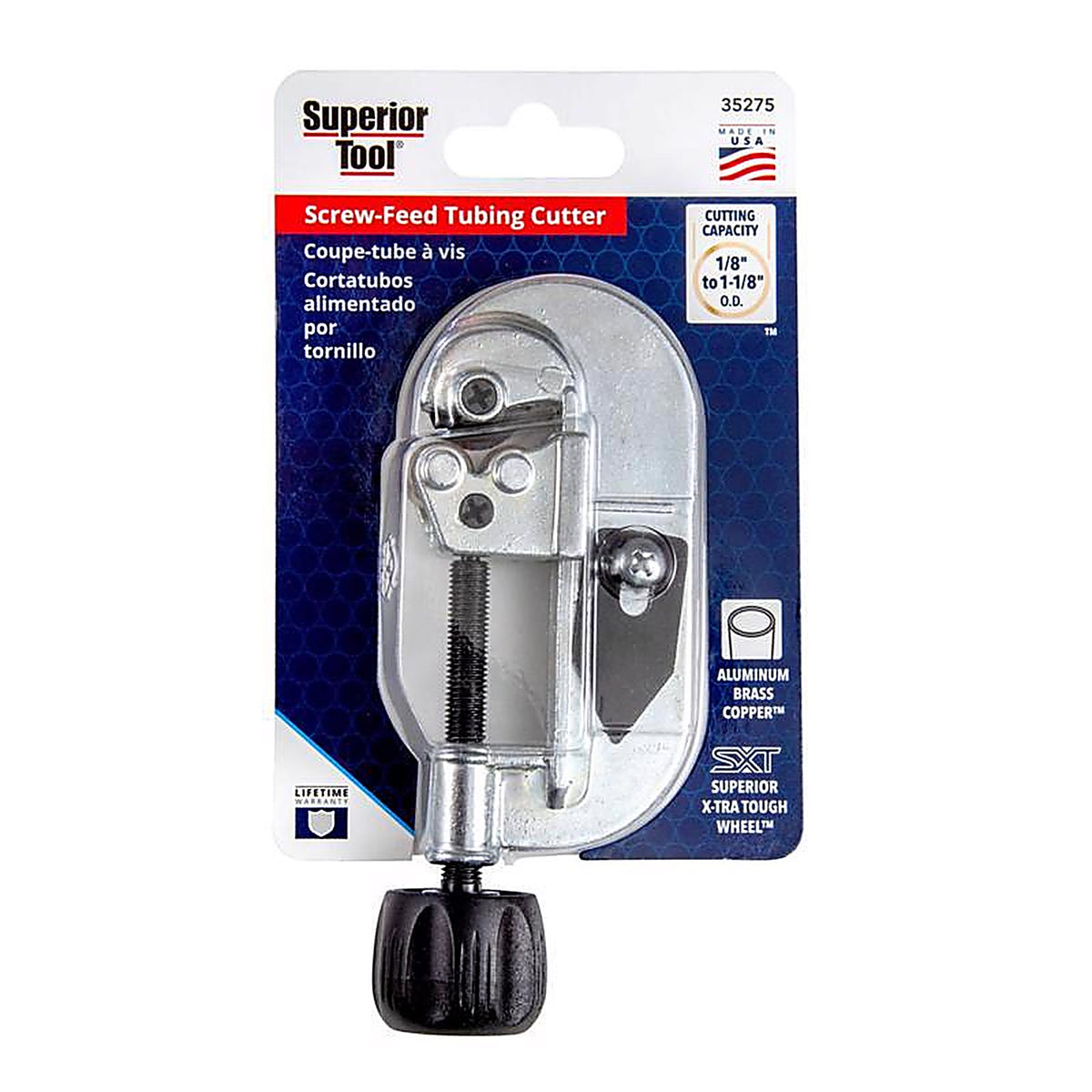 Superior Tool 35275 Pipe Cutter Black/Silver