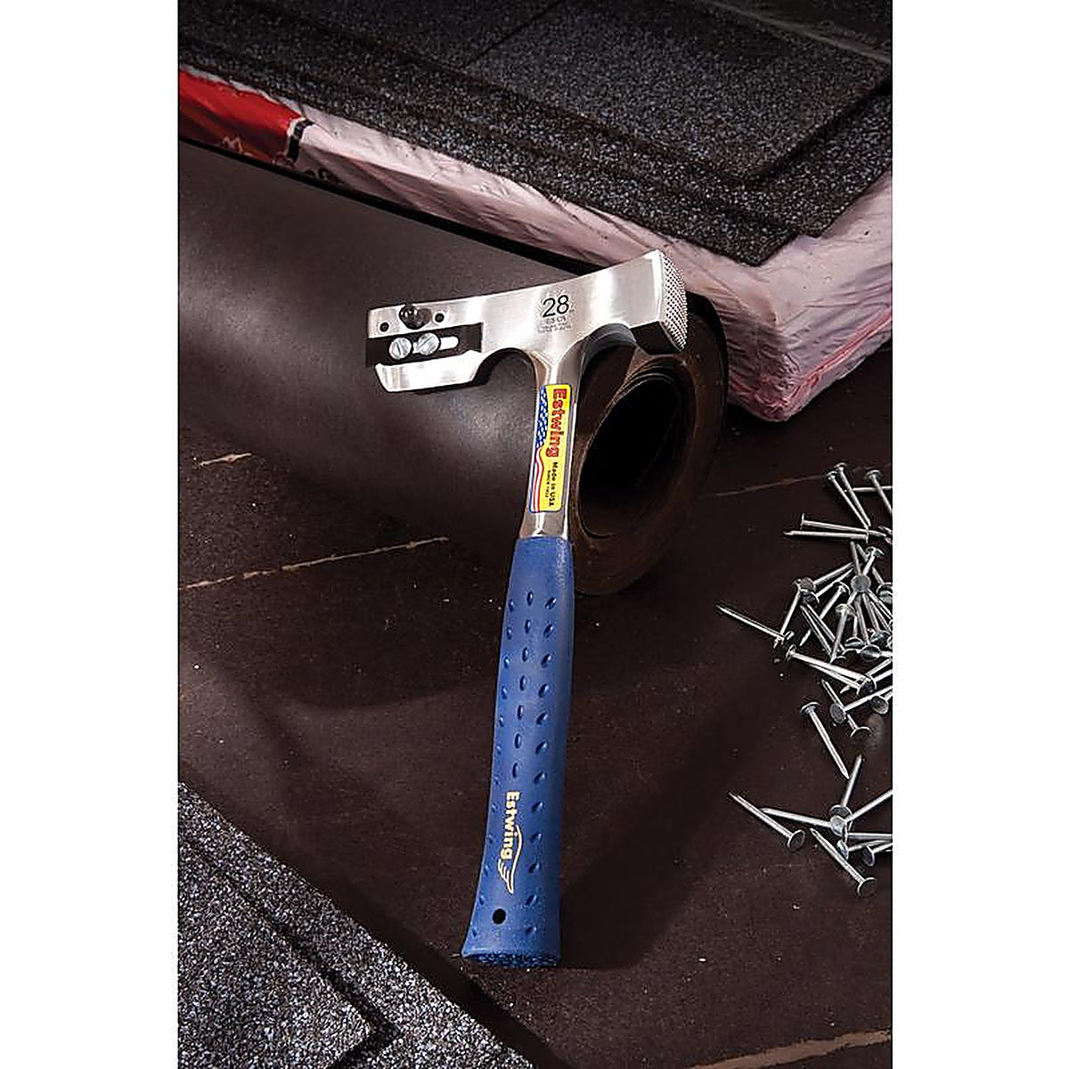 Estwing E3-CA 35 oz. Steel Hatchet Shingler?s Hatchet 12.5 in.