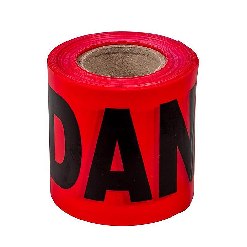 C.H. Hanson 15007 200 ft. L x 3 in. W Plastic Danger Barricade Tape Red