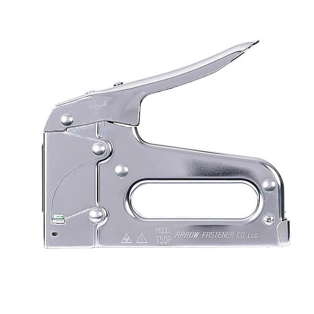 Arrow Fastener T50 Arrow Heavy Duty Flat Staple Gun Silver