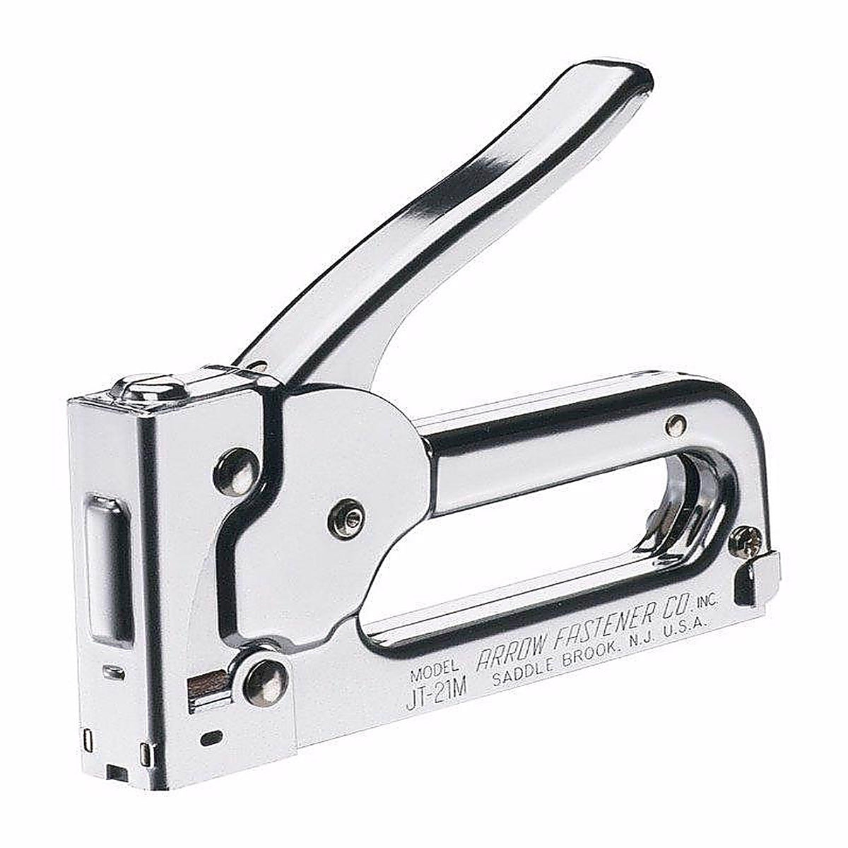 Arrow Fastener JT21CM 7/16 in. Narrow Staple Gun Silver