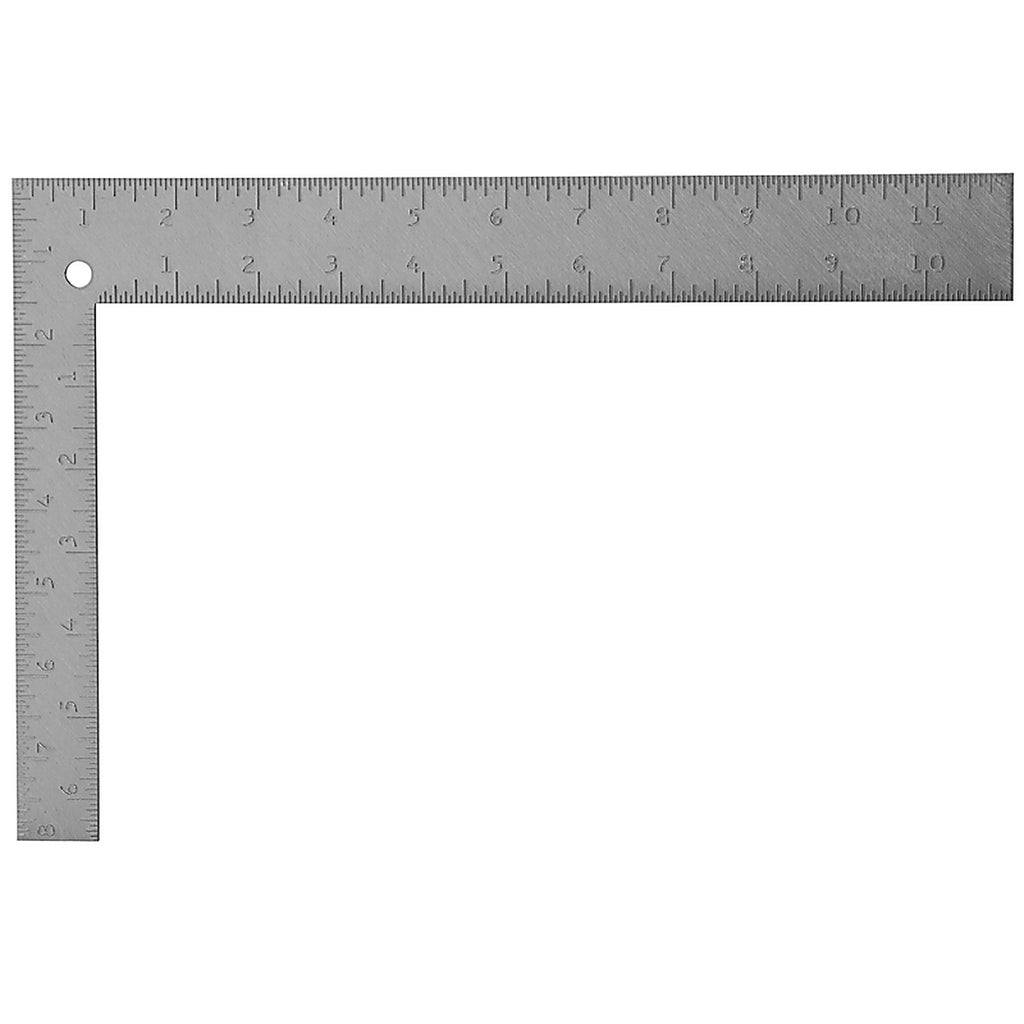 Stanley 45-912 12 in. L x 8 in. H Steel English Carpenter Square Gray