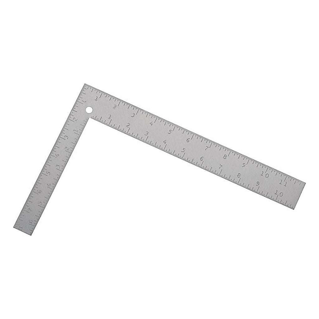Stanley 45-912 12 in. L x 8 in. H Steel English Carpenter Square Gray