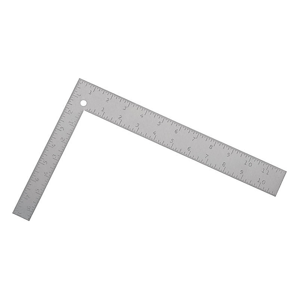 Stanley 45-912 12 in. L x 8 in. H Steel English Carpenter Square Gray