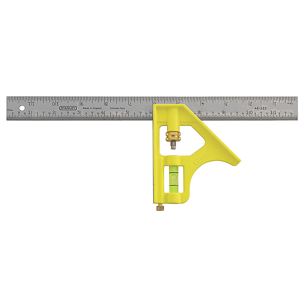 Stanley 46-123 12 in. L x 3 in. H Steel English Combination Square Silver