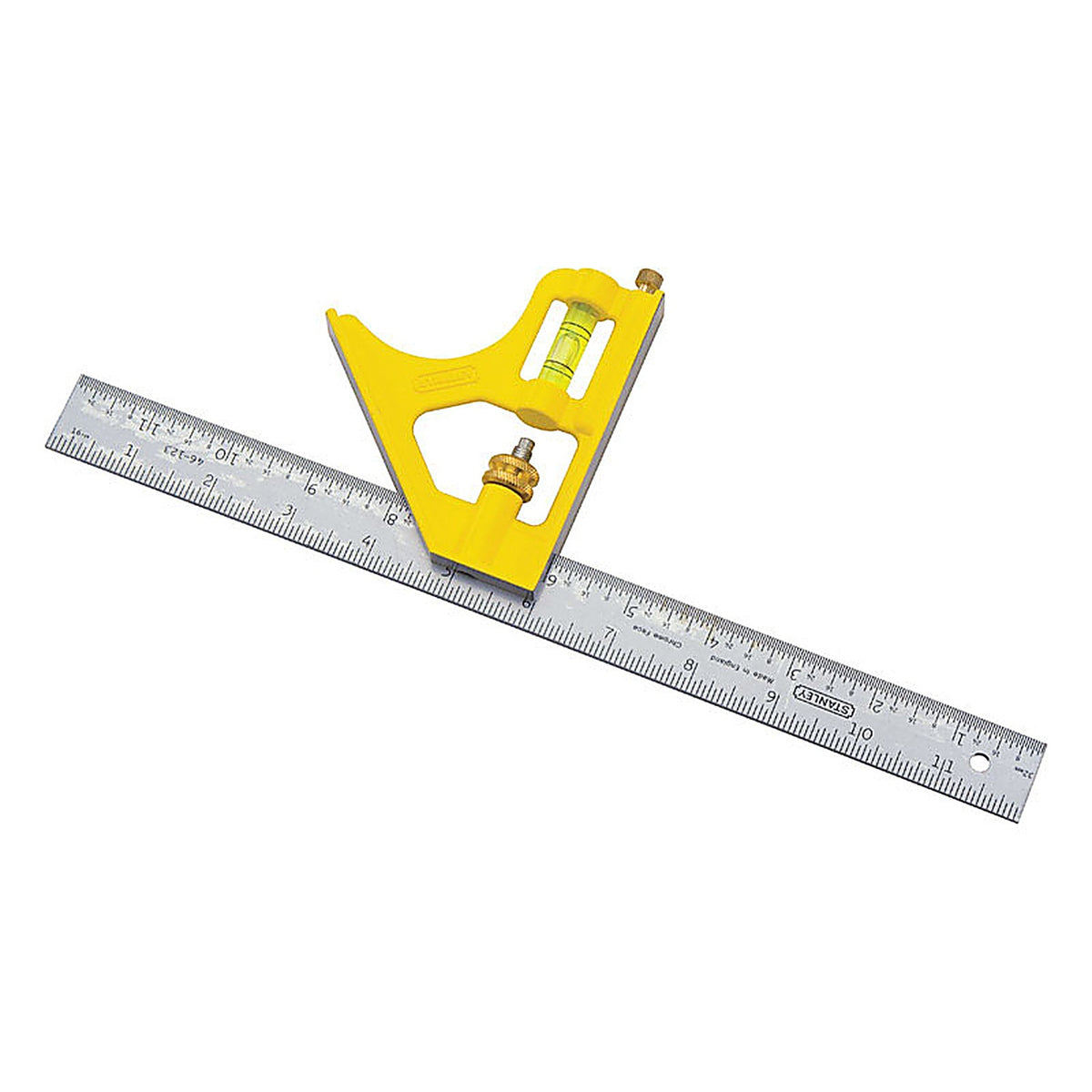 Stanley 46-123 12 in. L x 3 in. H Steel English Combination Square Silver