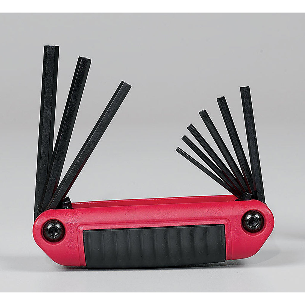 Eklind Tool 25911 5/64" to 1/4" SAE Ergo Fold Hex Key Set Multi-Size in. 9/pc.